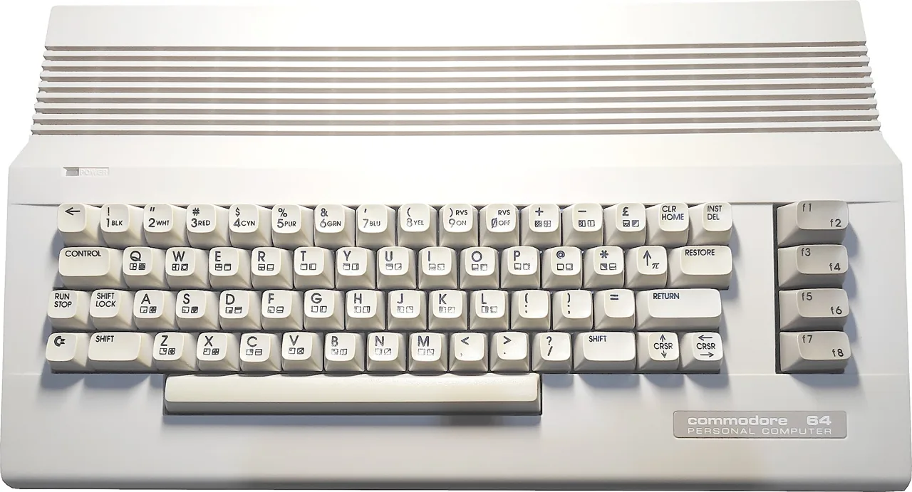 Commodore 64c, archival photo