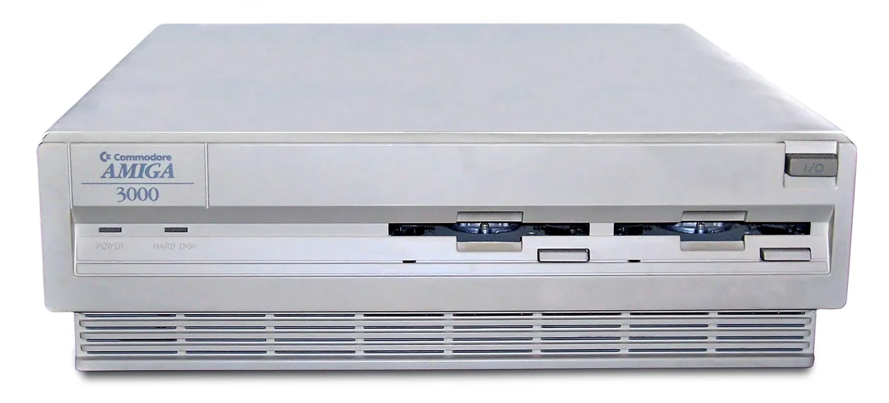 Commodore amiga-3000, archival photo