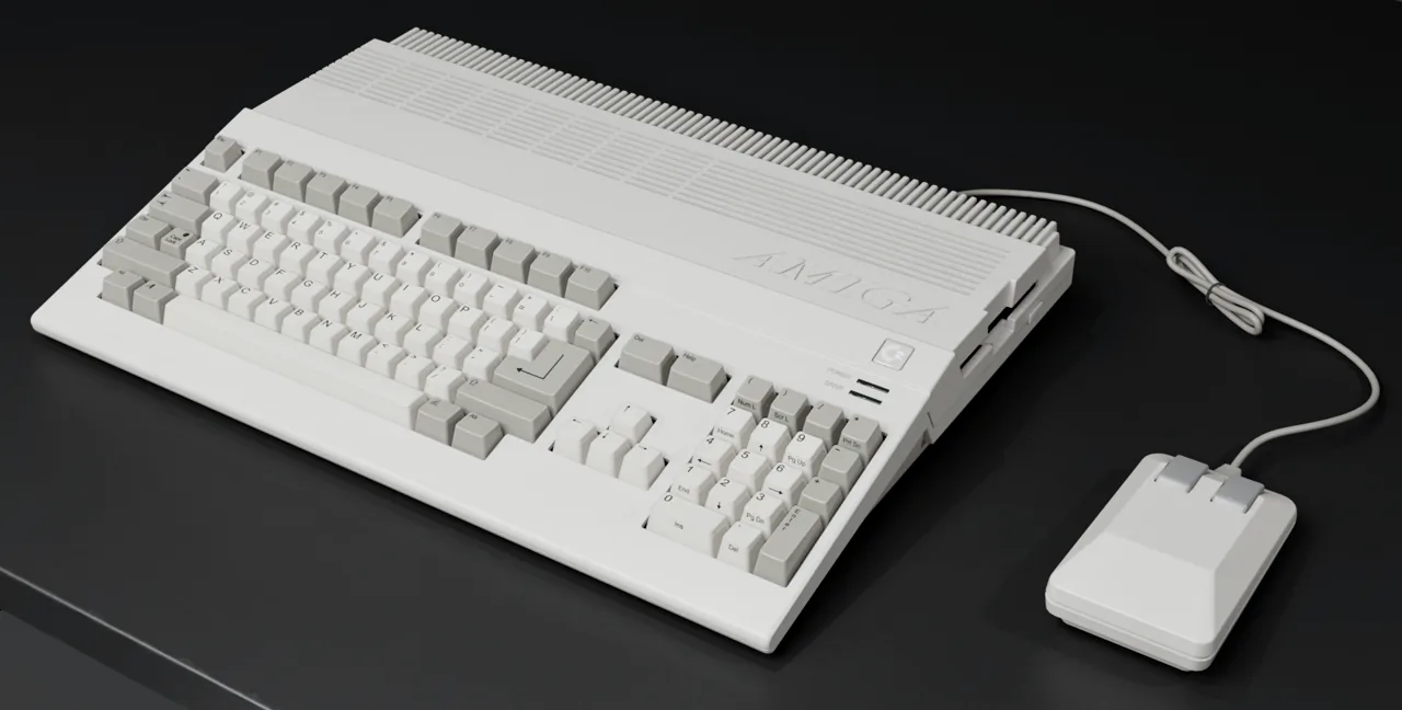 Commodore amiga-500, archival photo