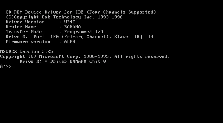 Microsoft ms-dos-5-0, archival photo