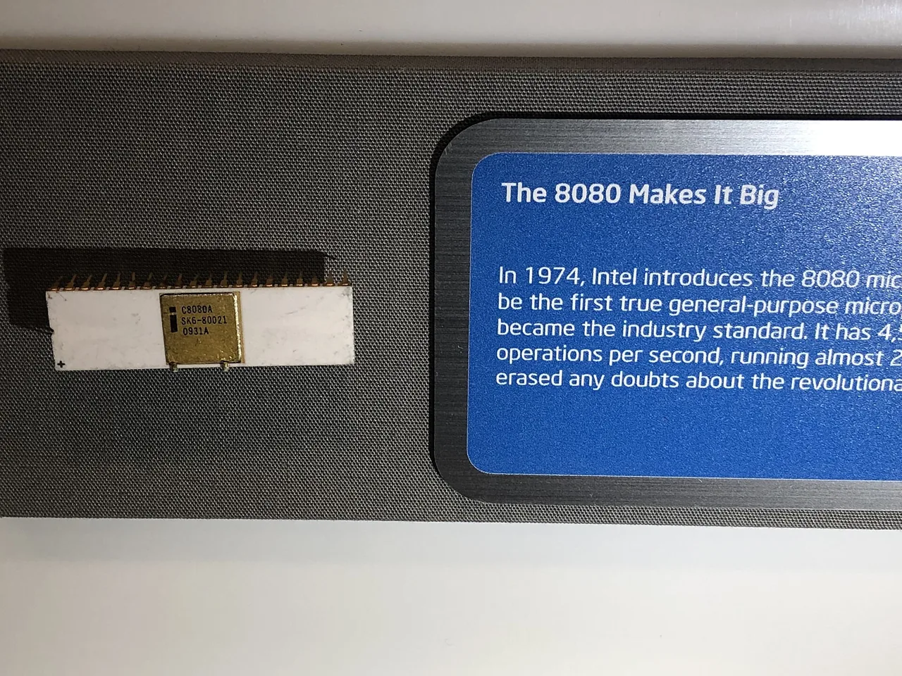 Intel 8080, archival photo
